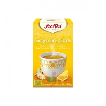 YOGI TEA GINGEMBRE CITRON 30.6G (17 SACHETS)