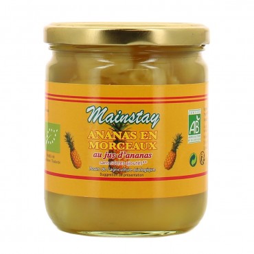 ANANAS MORCEAUX AU JUS 410G