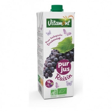 JUS DE RAISIN ROUGE TETRA 1L