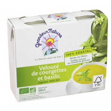 VELOUTE COURGETTE BASILIC (2) 50CL