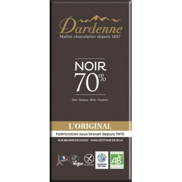 CHOCOLAT NOIR 70%