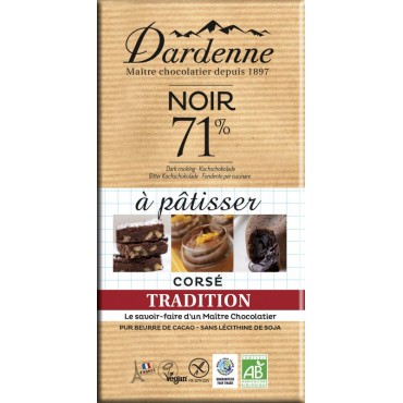 CHOCOLAT NOIR DESSERT 71% 200G