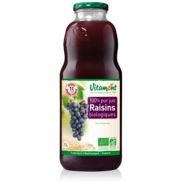 JUS DE RAISIN ROUGE 1L