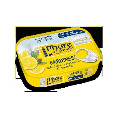 SARDINE OLIVE/CITRON 135G