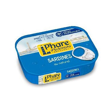 SARDINES AU NATUREL 95G