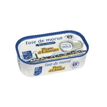 FOIE DE MORUE AU NATUREL HYPOSODE 121G