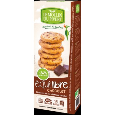 BISCUIT CHOCOLAT PEPITES EQUI'LIBRE 150G