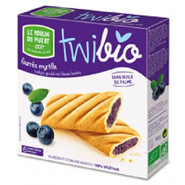 BISCUIT FOURRE MYRTILLE TWIBIO 150G