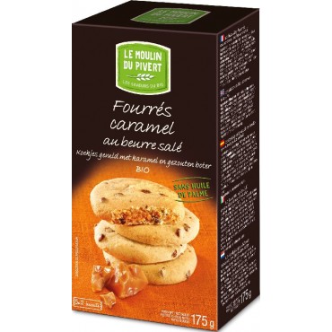 BISCUIT FOURRE CARAMEL BEURRE SALE 175G