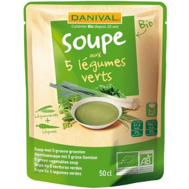 SOUPE 5 LEGUMES VERTS