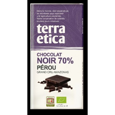 CHOCOLAT NOIR PEROU 70% 100G