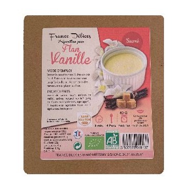 FLANS VANILLE SUCRES 40G