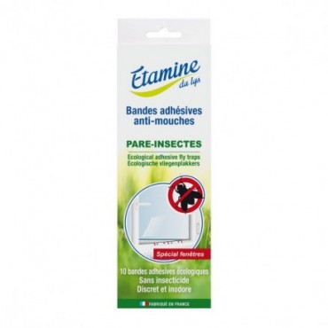 ANTI-MOUCHES BANDES ADHESIVES X10