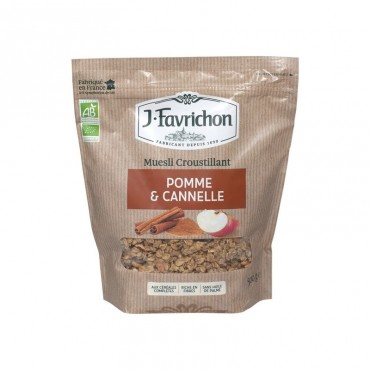 MUESLI CROUSTILLANT POMME CANNELLE 500G