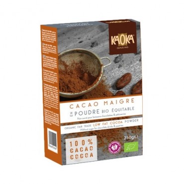 CACAO MAIGRE POUDRE 10-12% 250G