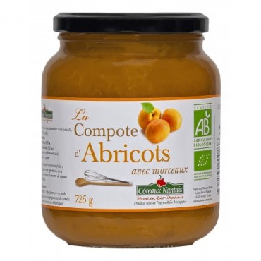 COMPOTE ABRICOT MORCEAUX 725G