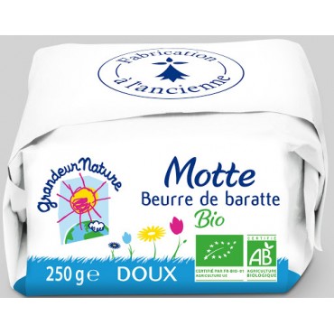 BEURRE DOUX MOTTE 250G