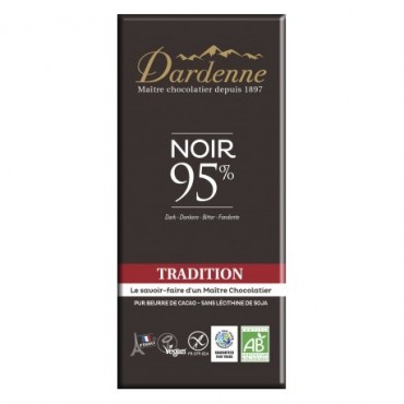 CHOCOLAT NOIR 95% 90G