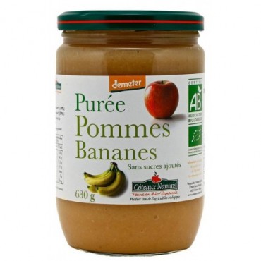 PUREE DE POMMES BANANES 630G