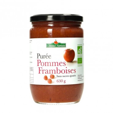 PUREE DE POMMES FRAMBOISES 630G