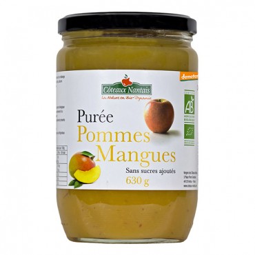 PUREE DE POMMES MANGUES 630G