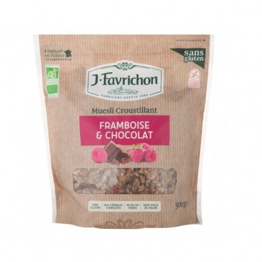 MUESLI CROUSTILLANT FRAMBOISE CHOCO 500G