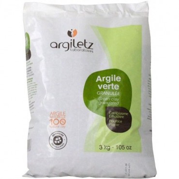 ARGILE VERTE ILLITE GRANULEE 3KG