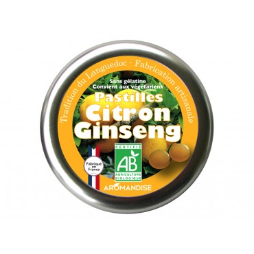 BONBON PASTILLE CITRON GINSENG 45G