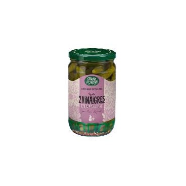 CORNICHON  DEUX VINAIGRES ET TOUCHE BALSAMIQUE 37CL