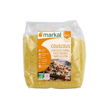 COUSCOUS LENTILLES CORAIL ET POIS CHICHE 500G