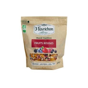 MUESLI TRADITION FRUITS ROUGE 450G