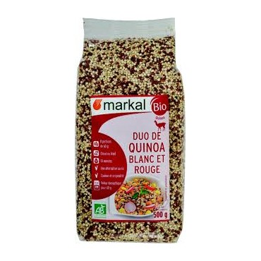 GRAINE DE QUINOA REAL DUO ROUGE ET BLANCHE 500G