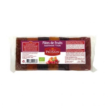 PATES DE FRUITS ASSORTIES 220G