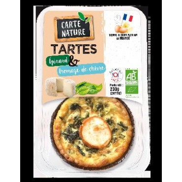 TARTE EPINARD ET FROMAGE DE CHEVRE 2X115G