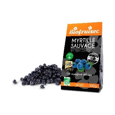 MYRTILLE SAUVAGE D'EUROPE SANS SUCRE 100G