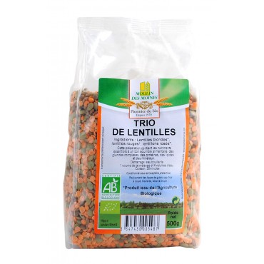 TRIO DE LENTILLES 500G