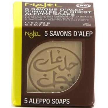 SAVON D'ALEP 5 MINIATURES 5X20G