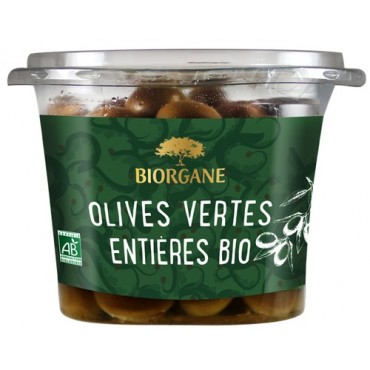 OLIVE VERTE ENTIERE POT 250G