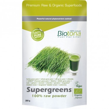 SUPERGREENS RAW 200GR