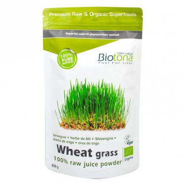 WHEAT GRASS RAW 200GR