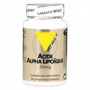 ACIDE ALPHA LIPOIQUE 200mg 30CAPS