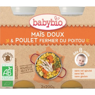 LEGUMES POULET POT 2X200G