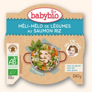 LEGUMES SAUMON RIZ 260G