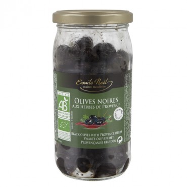 OLIVE NOIRE HERBES DE PROVENCE BOCAL 230G