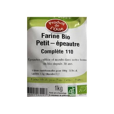 FARINE DE PETIT EPEAUTRE COMPLETE 1KG