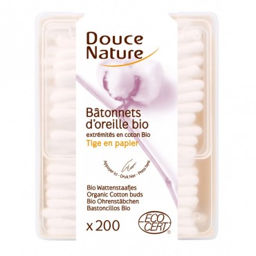 BATONNETS D'OREILLE BIO 200BAT DOUCE NATURE