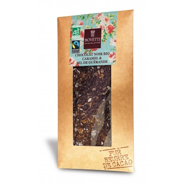 CHOCOLAT LAITCARAMEL FLEUR SEL 38% 100G