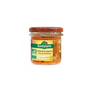 TARTINADE TRIO DE POIVRONS 135G