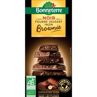 CHOCOLAT NOIR FOURRE BROWNIE 100G