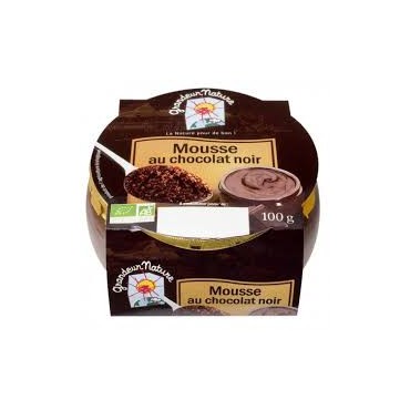 MOUSSE AU CHOCOLAT NOIR EQUITABLE 100G